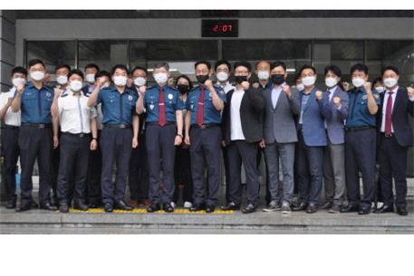이문수 경남경찰청장  거제경찰서 치안현장 방문 